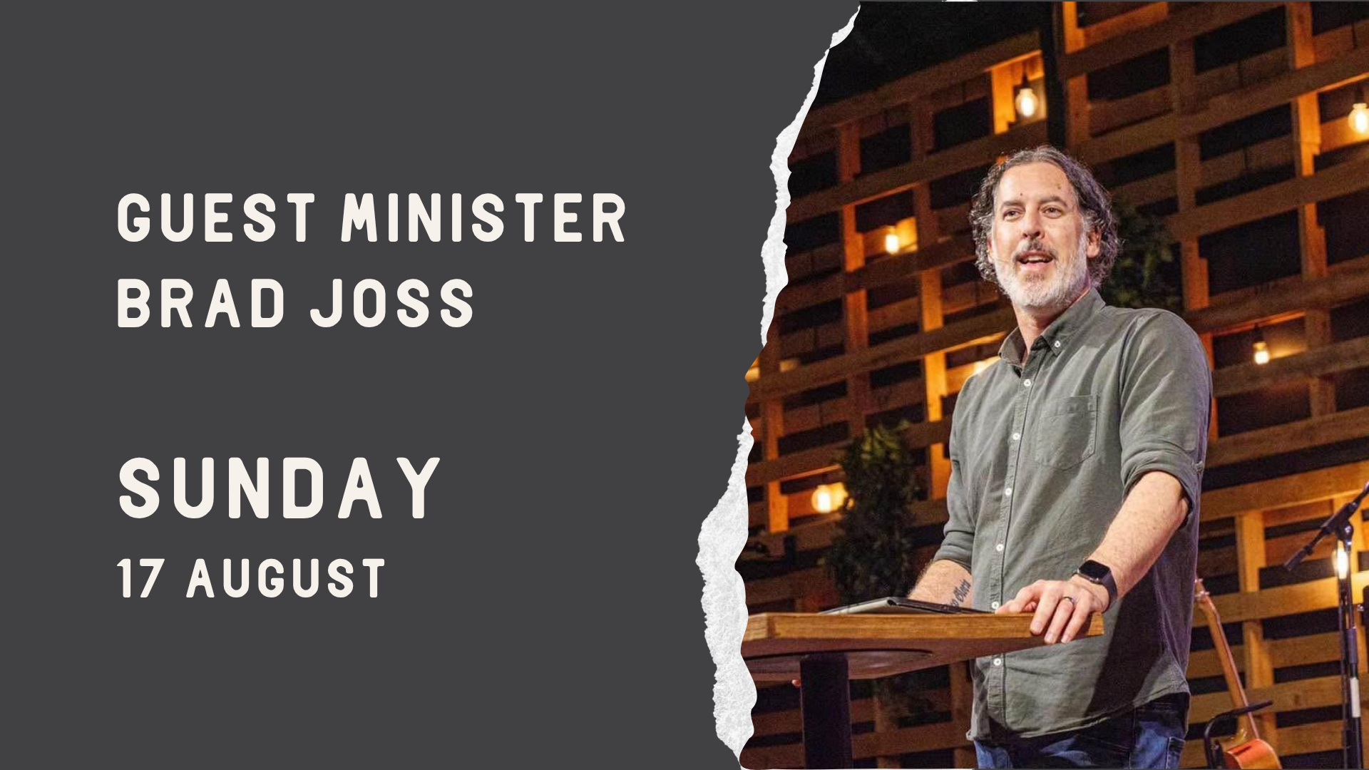 Guest Speaker BRAD